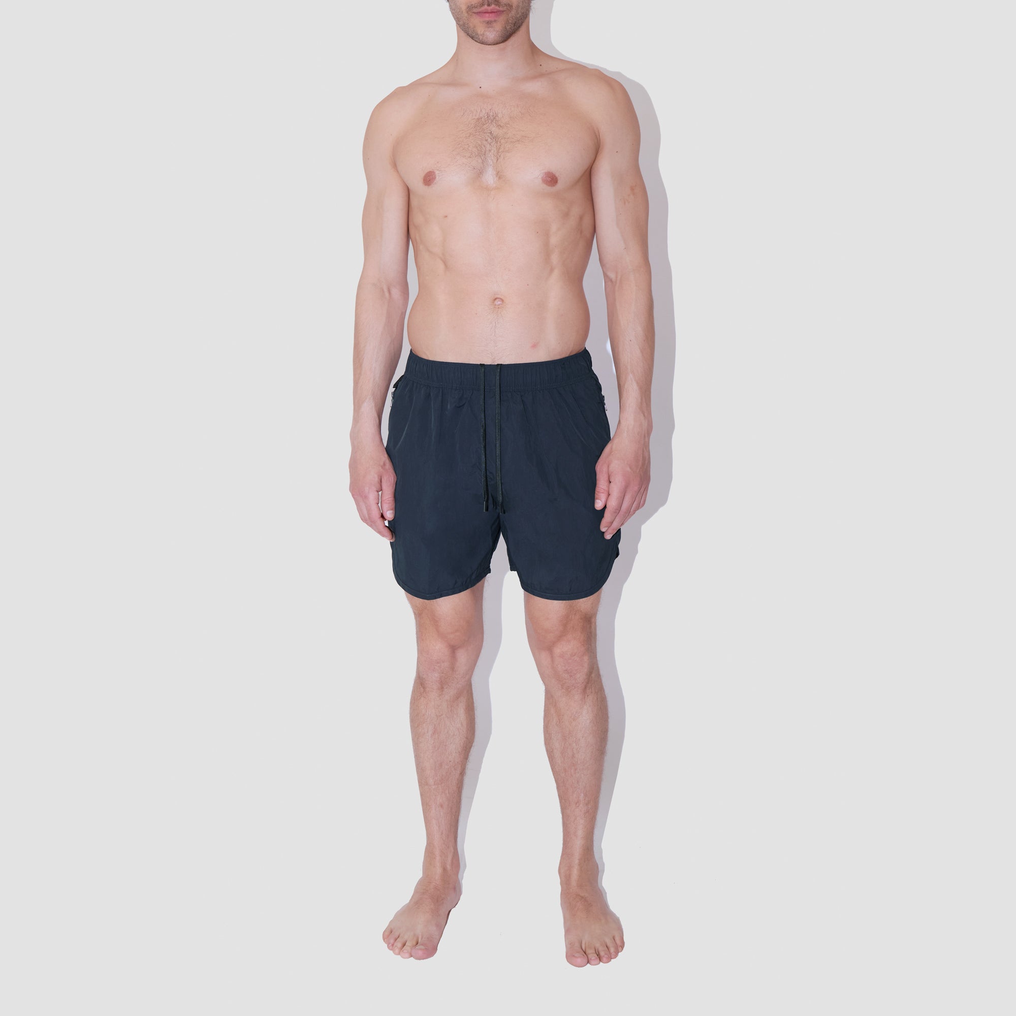 AquaSilk Dark Navy Active Swim Shorts