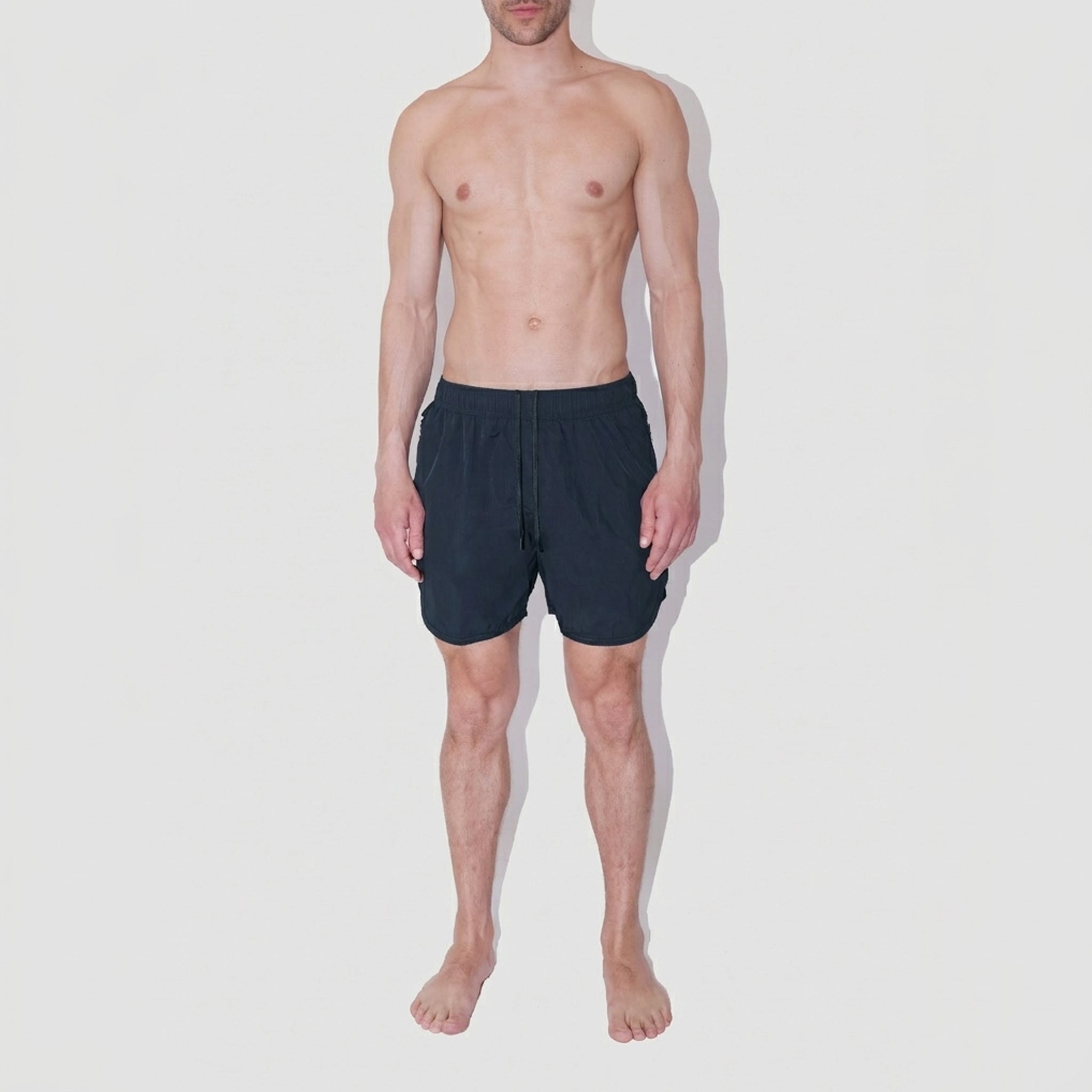 AquaSilk Dark Navy Active Swim Shorts