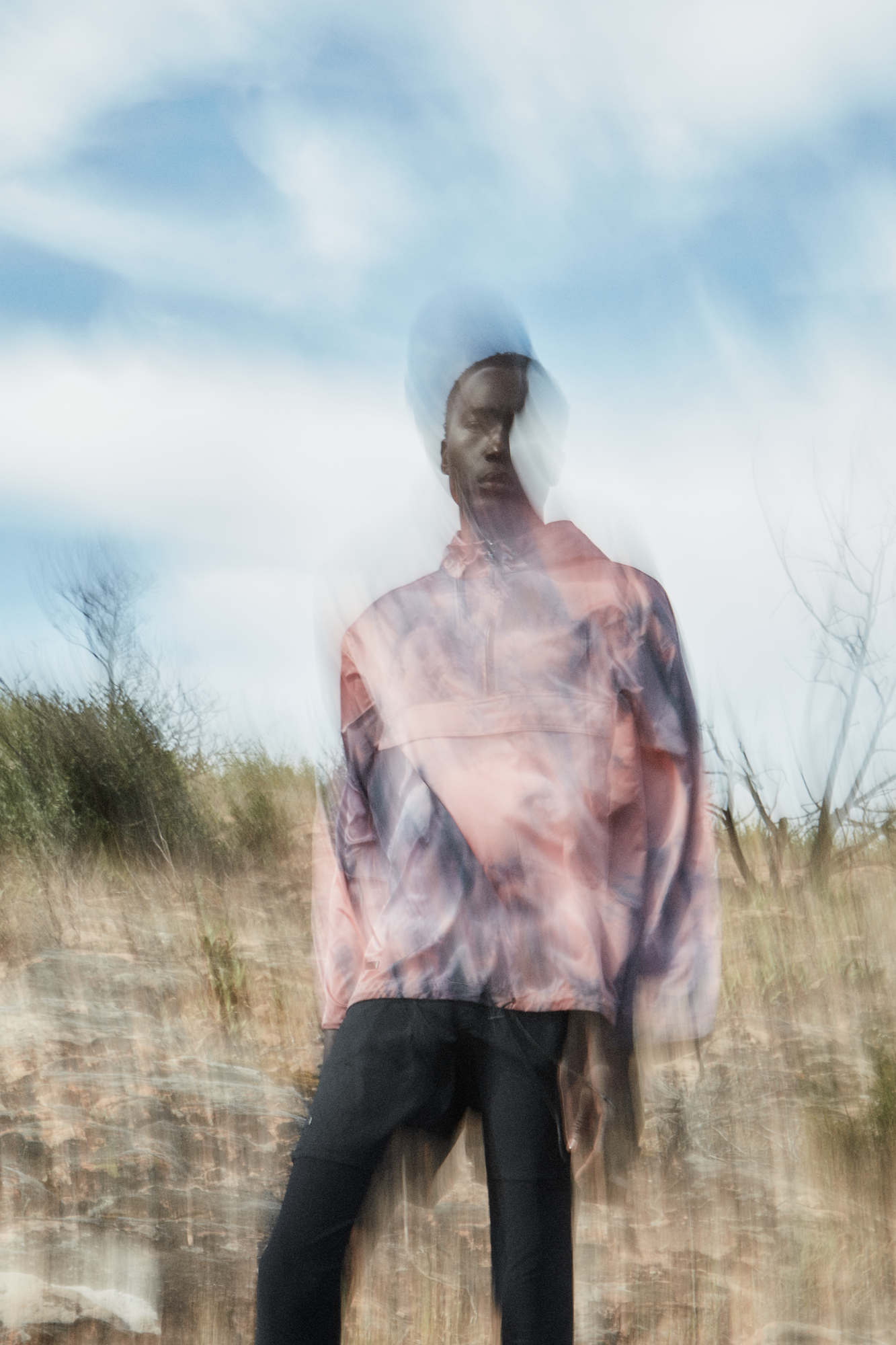 Ombre Short Poncho