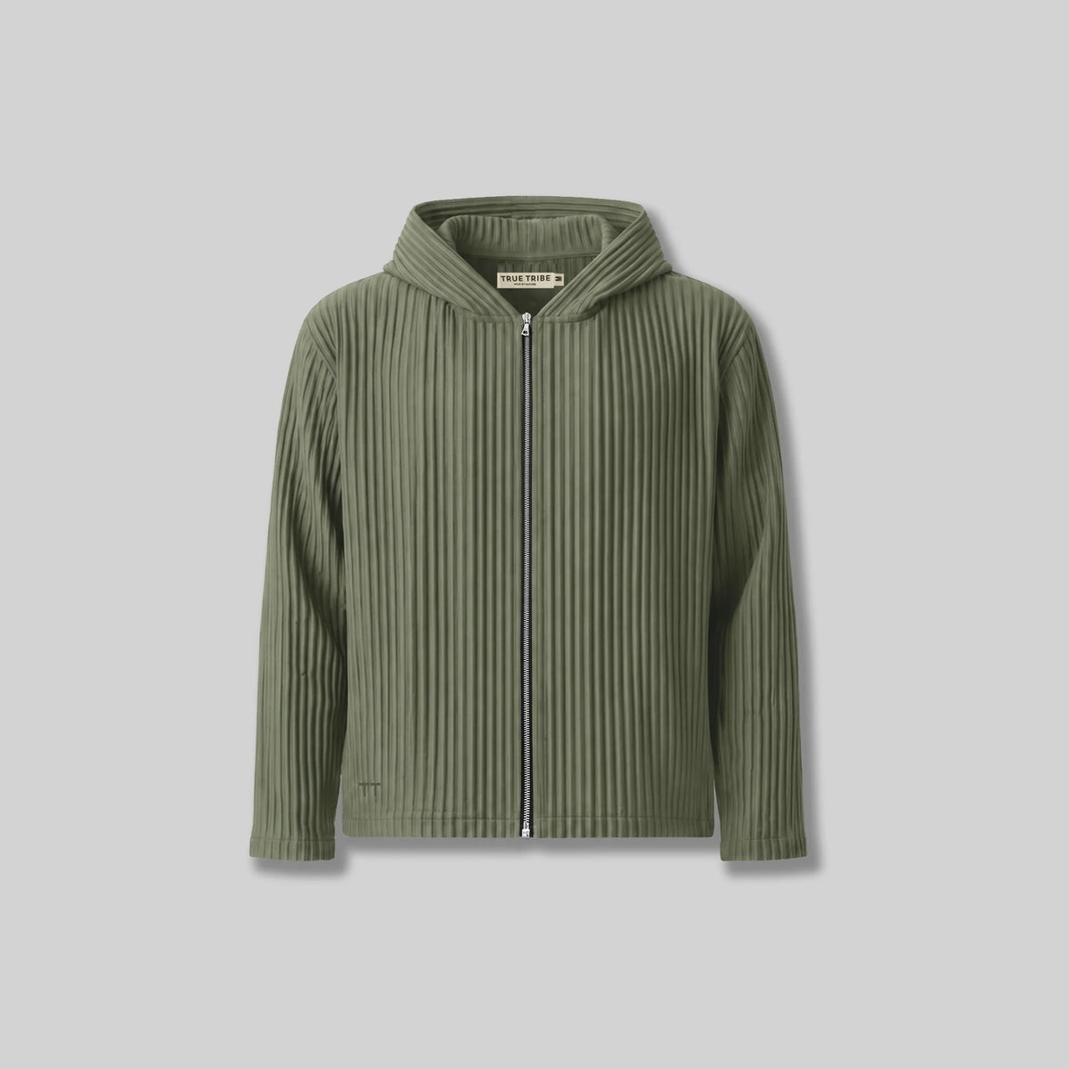 AirCloud Khaki Zip-Up Hoodie