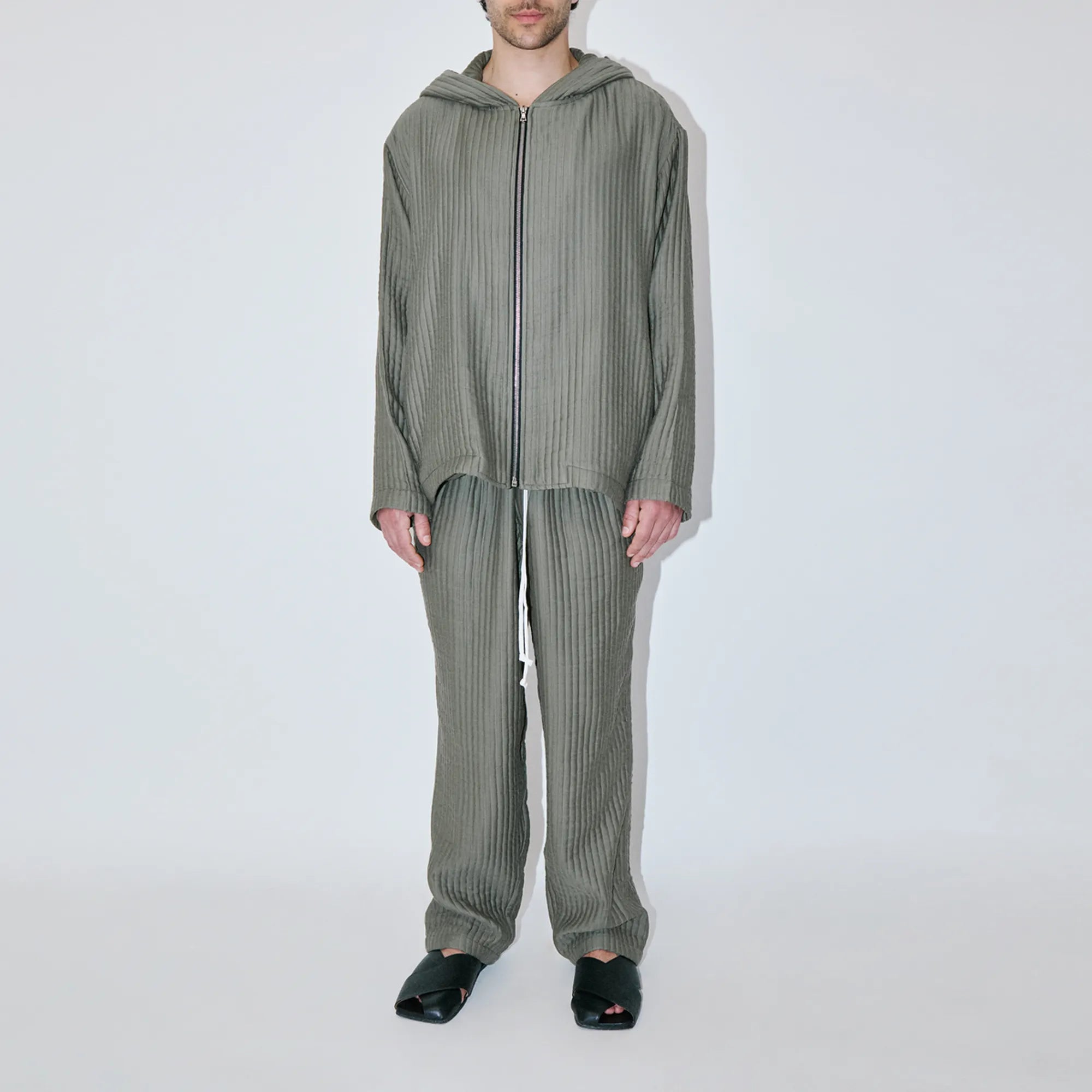 AirCloud Khaki Zip Hoodie