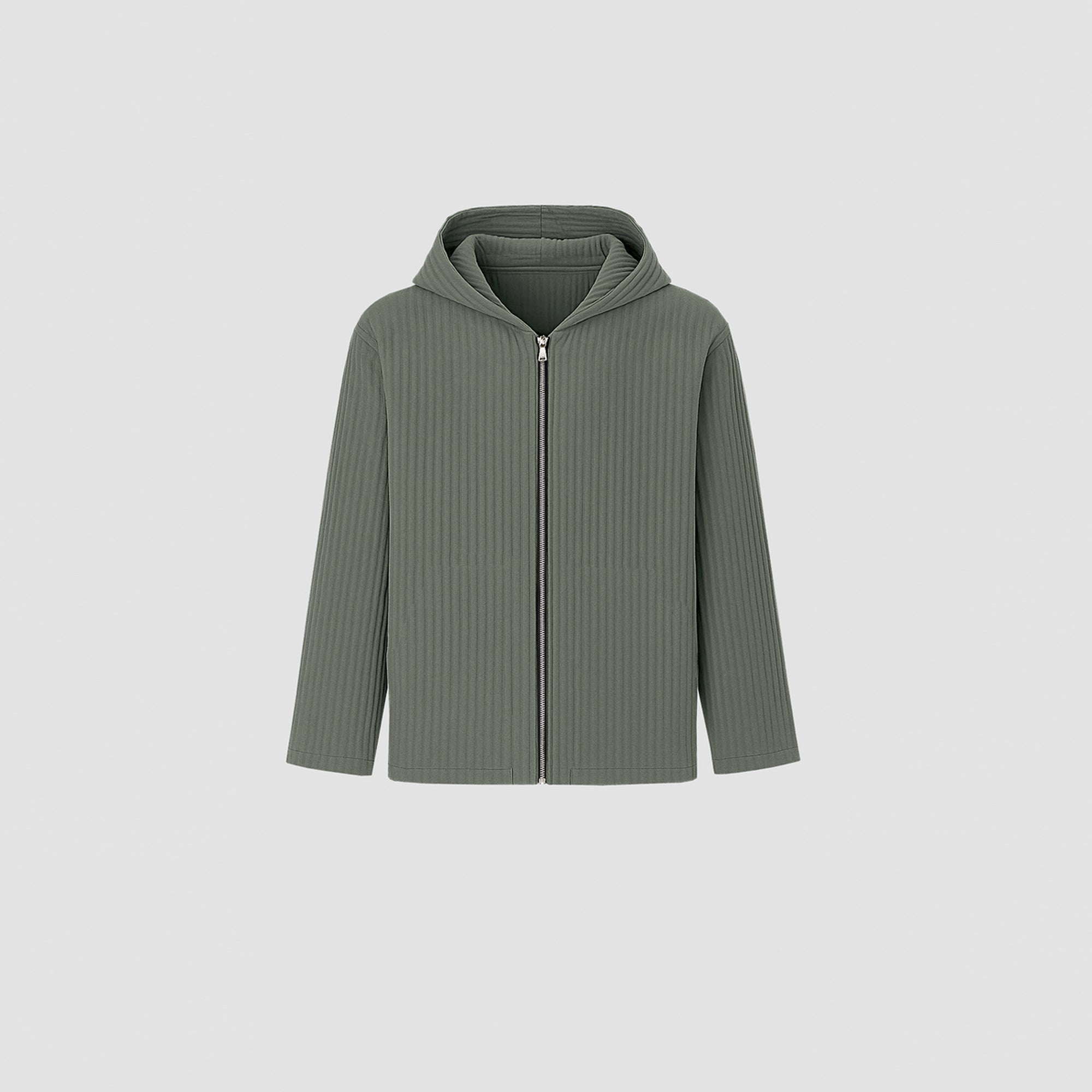 AirCloud Khaki Zip Hoodie