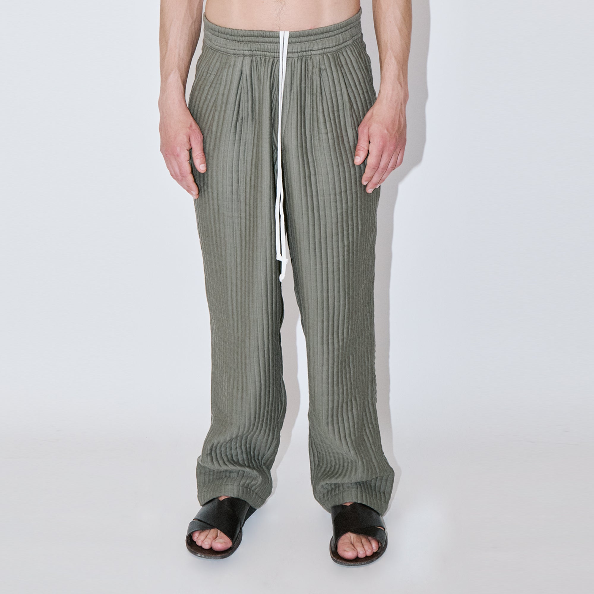 AirCloud Khaki Cotton Lounge Pants