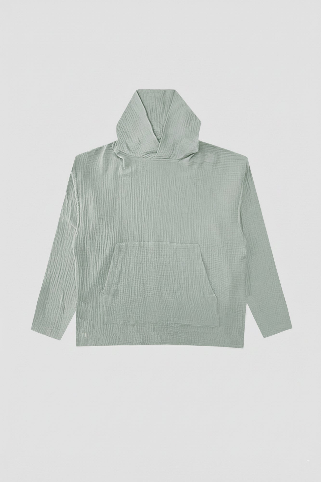 AngelWeave Almond Green Gauze Hoodie