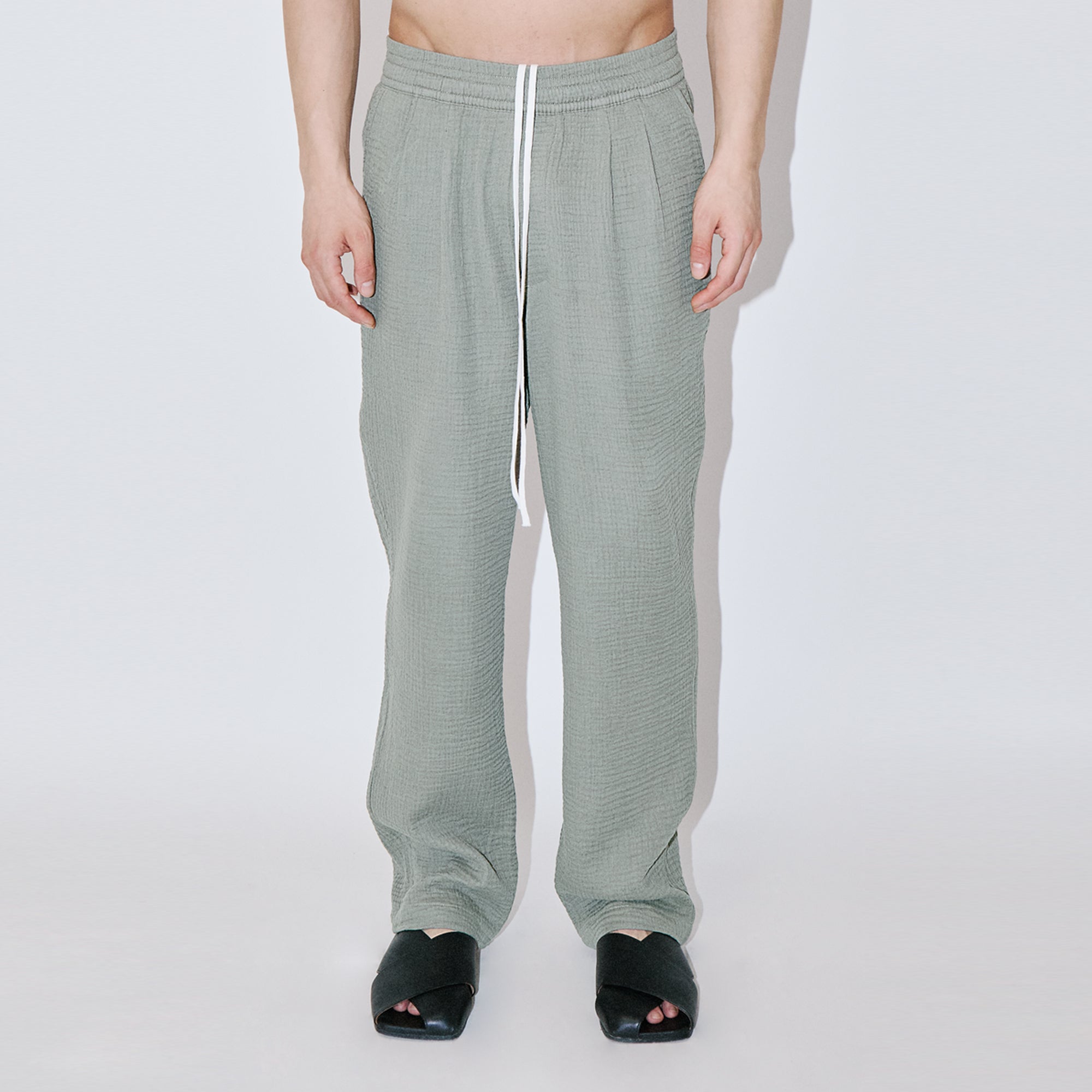 AngelWeave Almond Green Gauze Lounge Pants