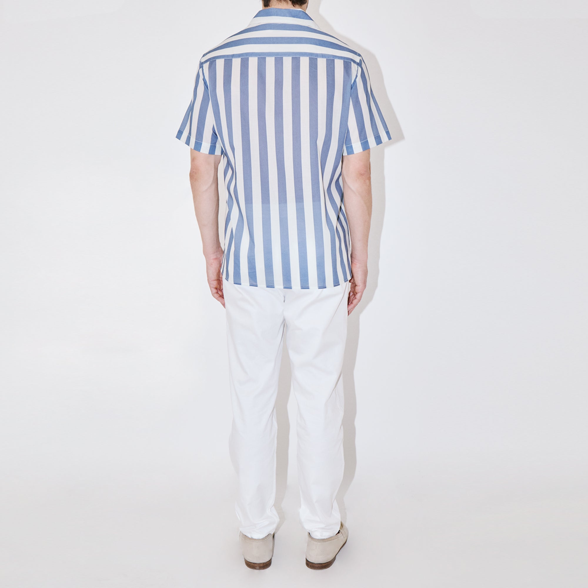 BreathAir Sky Stripe Classic Short Sleeve Shirt