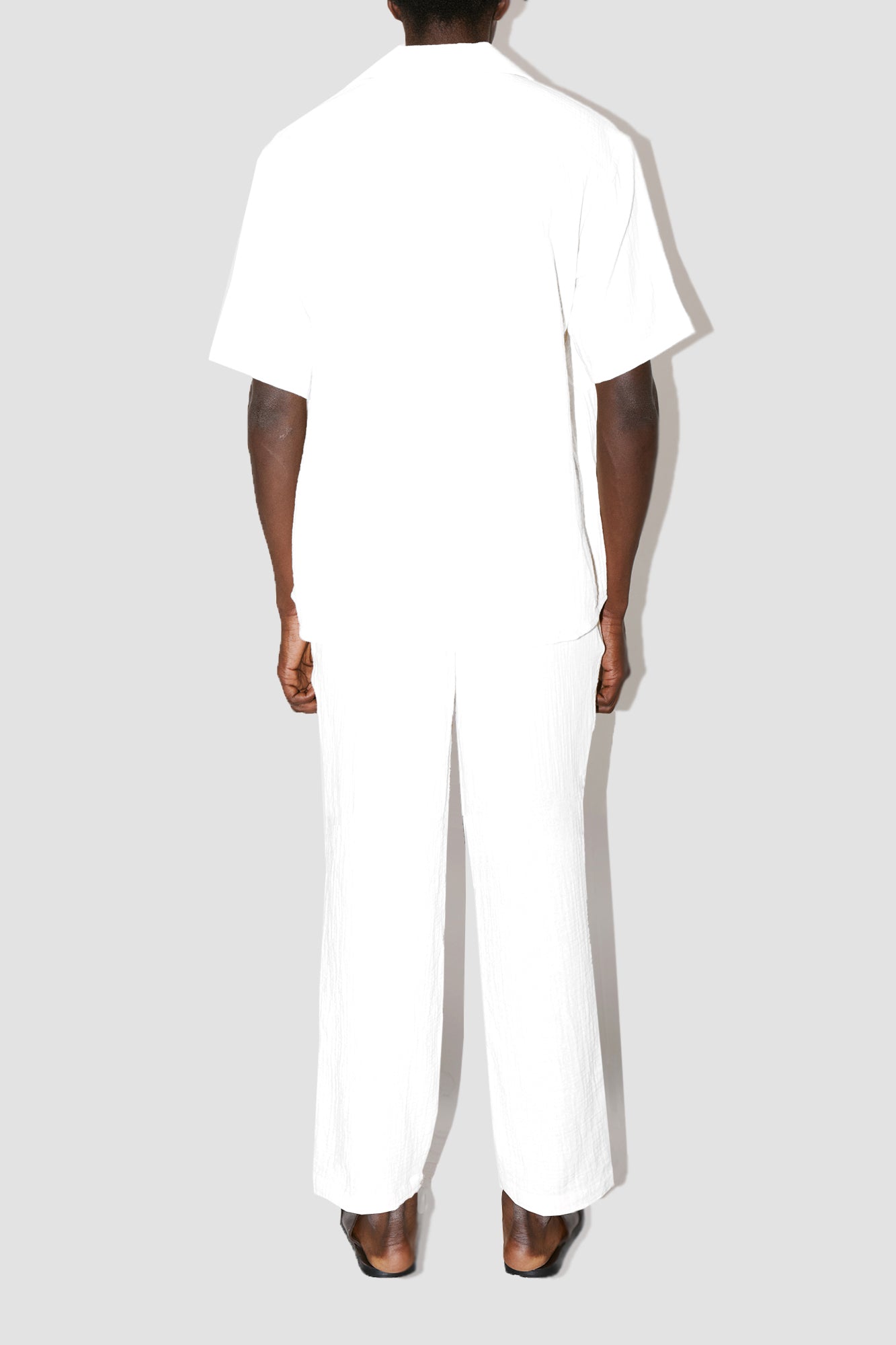 AngelWeave White Gauze Resort Shirt