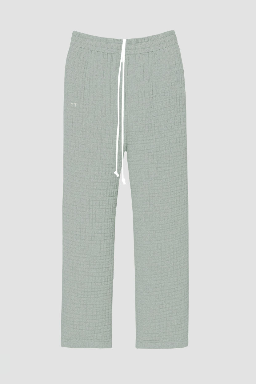 AngelWeave Almond Green Gauze Lounge Pants