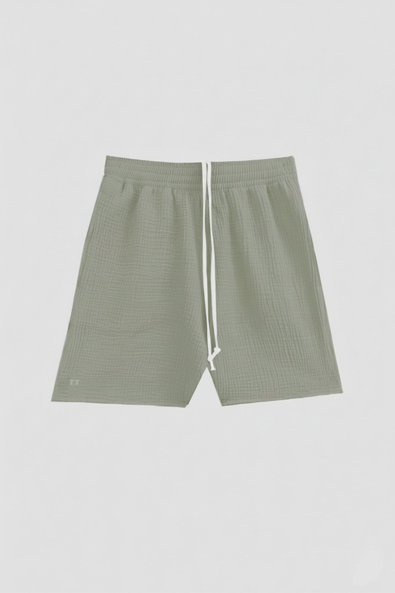 AngelWeave Khaki Gauze Lounge Shorts