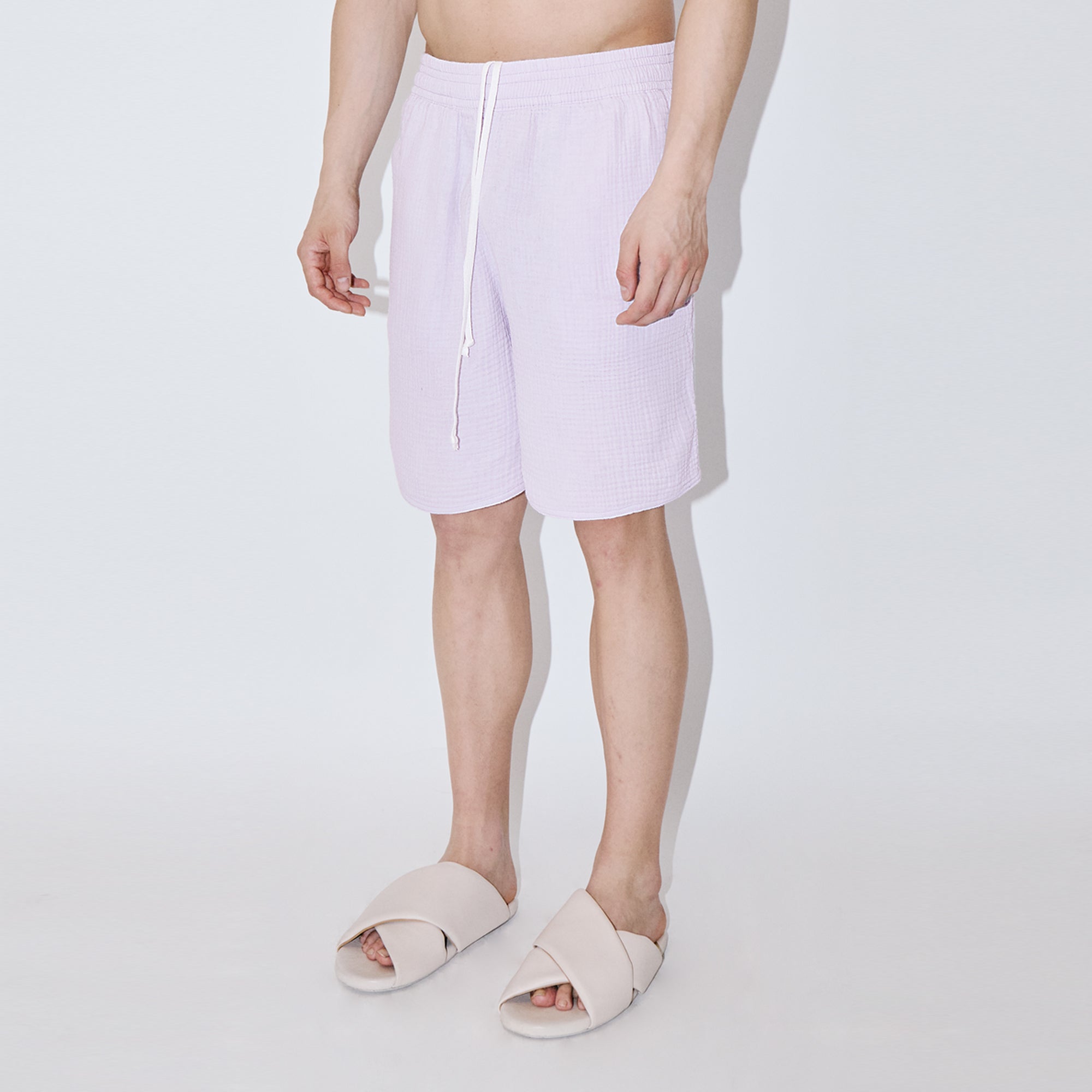 AngelWeave Lavender Gauze Lounge Shorts
