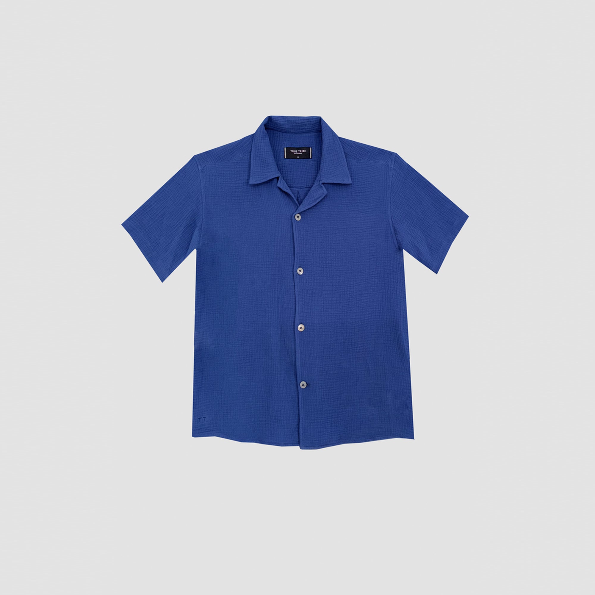 AngelWeave Indigo Gauze Resort Shirt