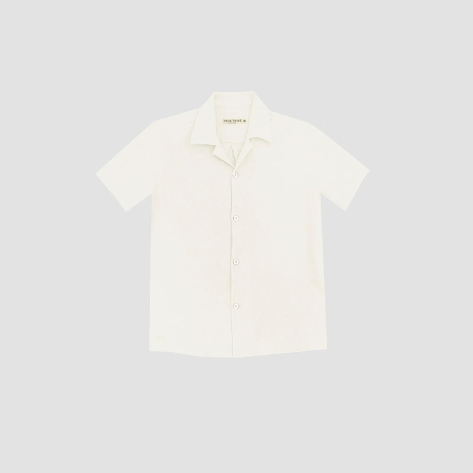 AngelWeave Ivory Gauze Resort Shirt