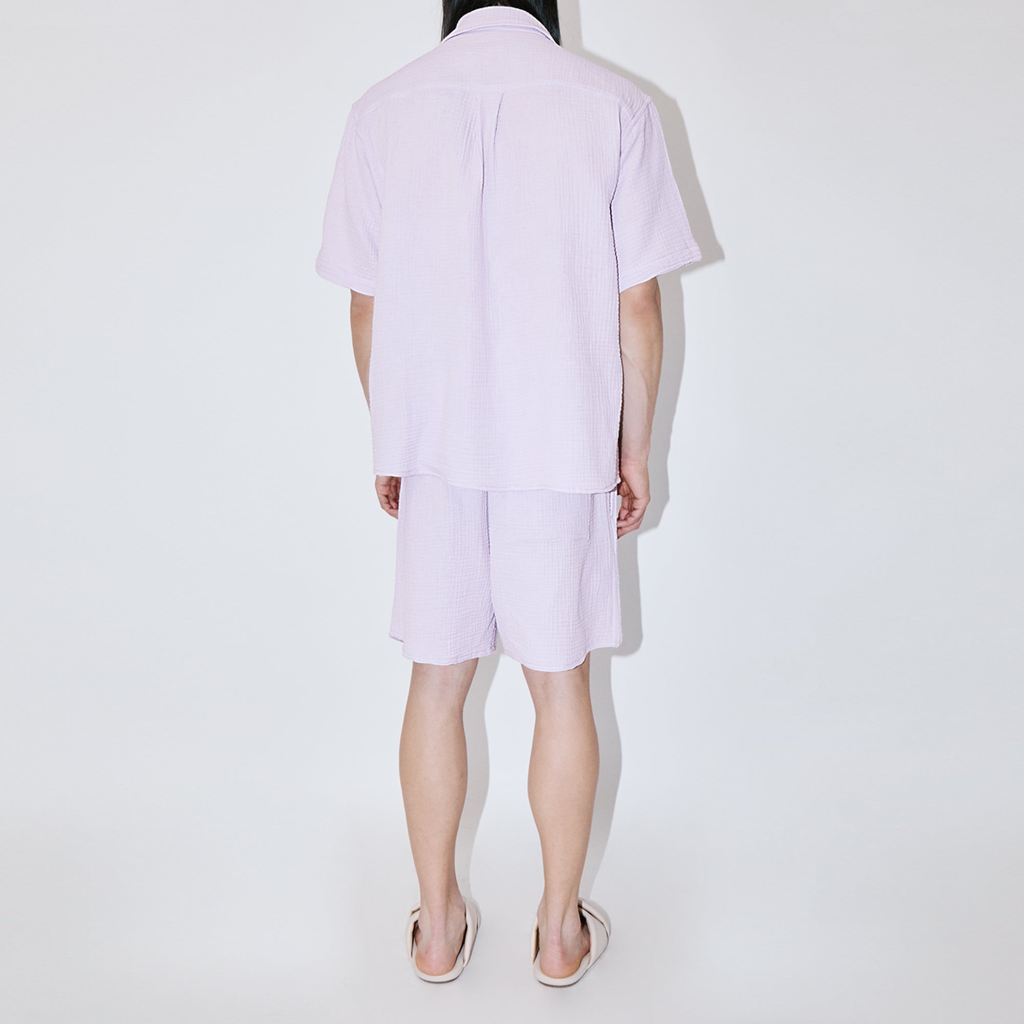 AngelWeave Lavender Gauze Resort Shirt