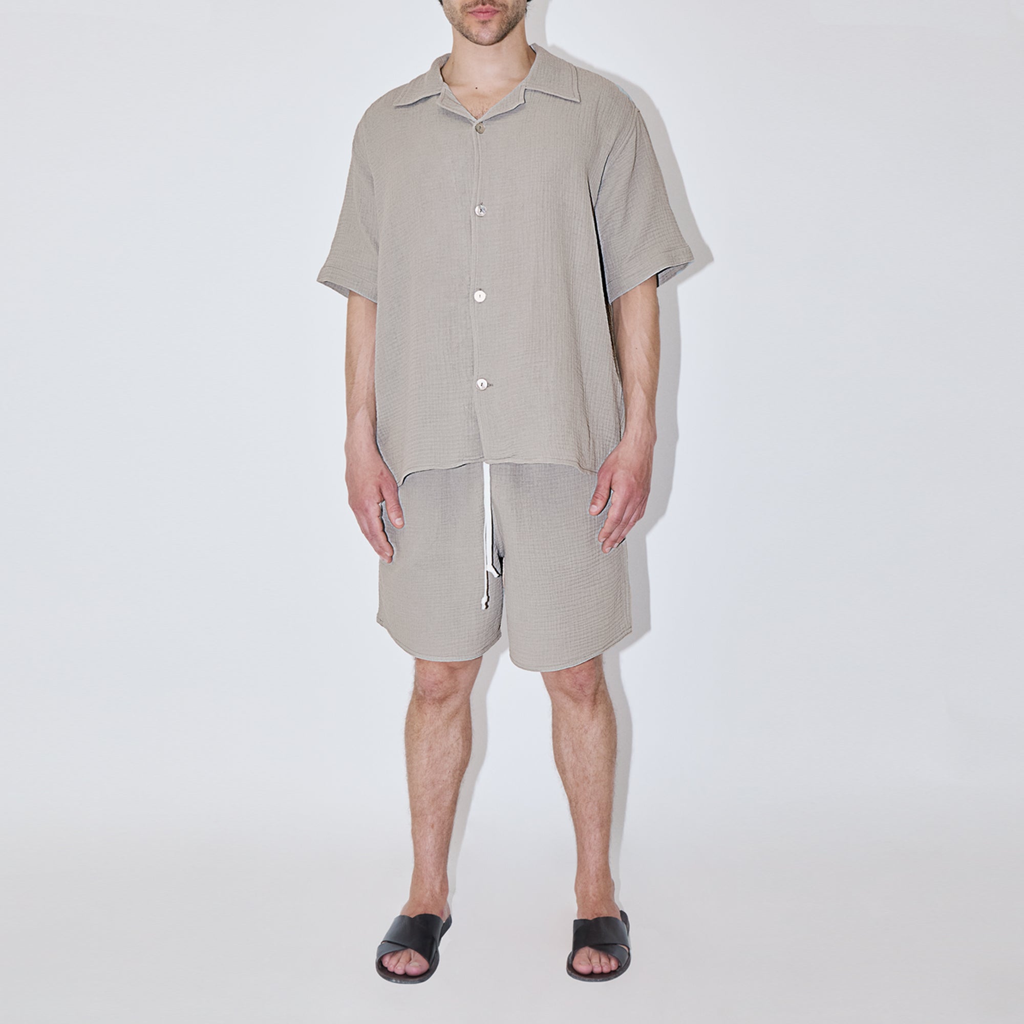 AngelWeave Sand Gauze Resort Shirt