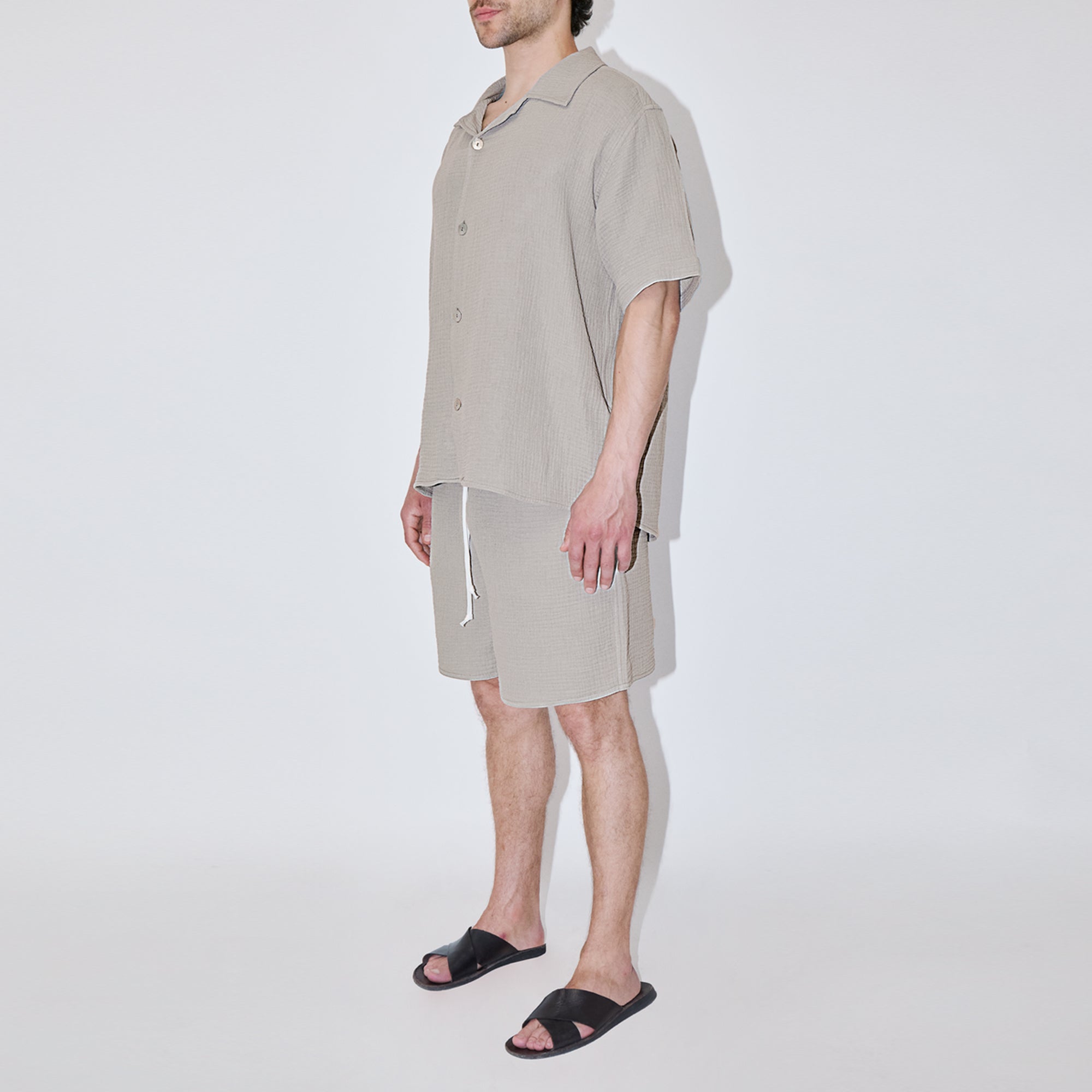 AngelWeave Sand Gauze Resort Shirt