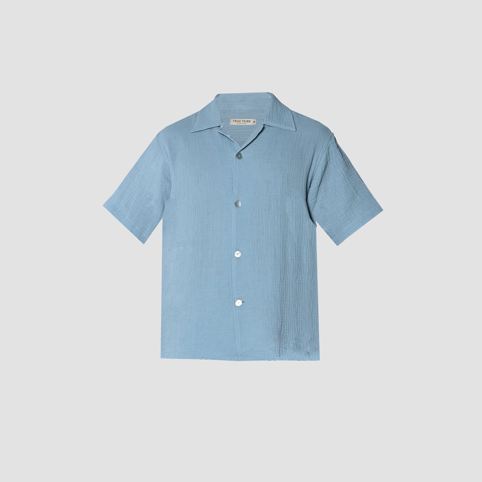 AngelWeave Sky Gauze Resort Shirt