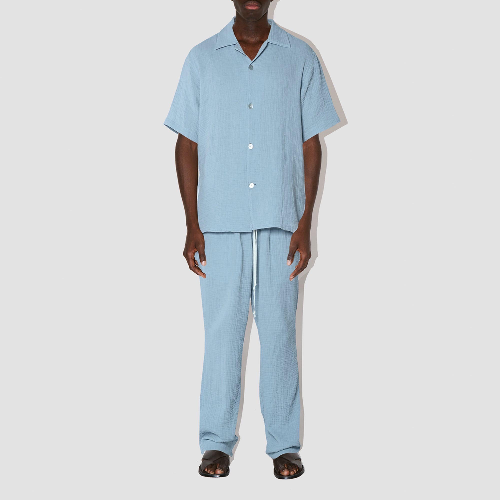 AngelWeave Sky Gauze Resort Shirt