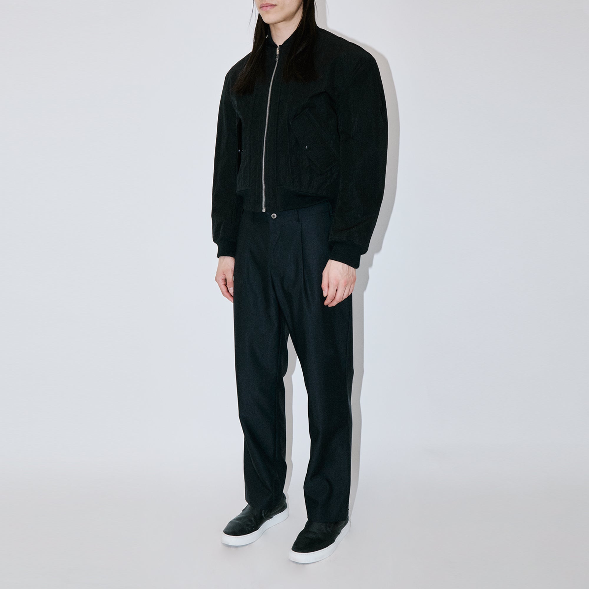 HeavyProtect Black Bomber Jacket