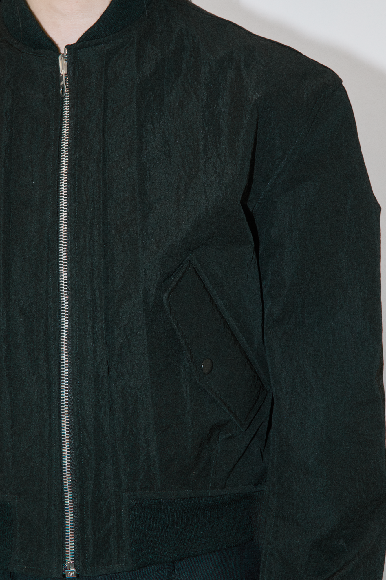 HeavyProtect Black Bomber Jacket