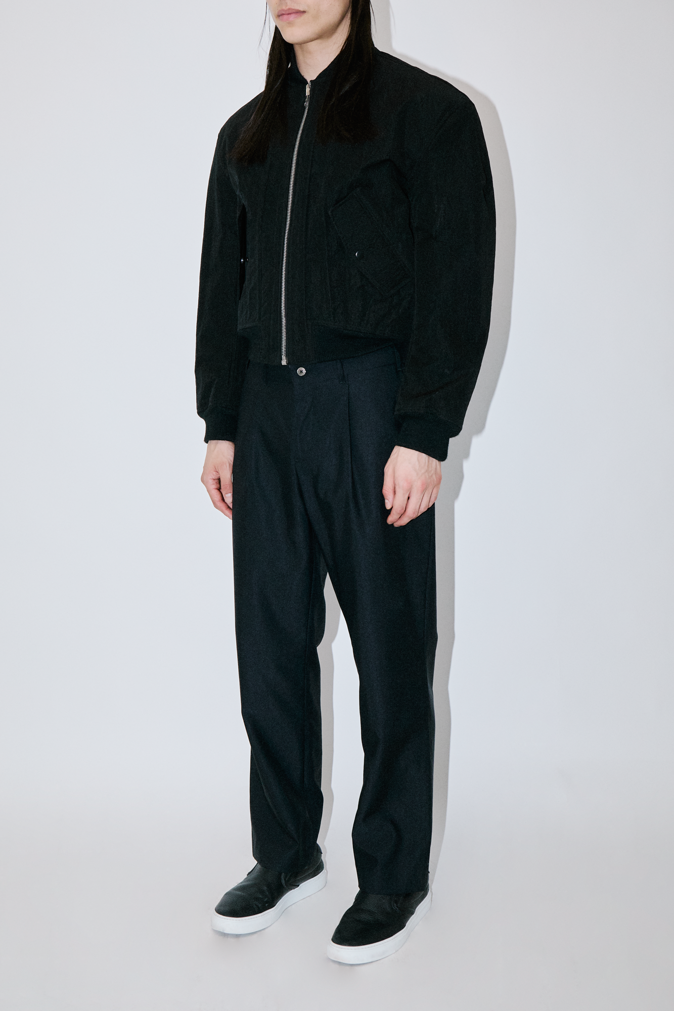 HeavyProtect Black Bomber Jacket