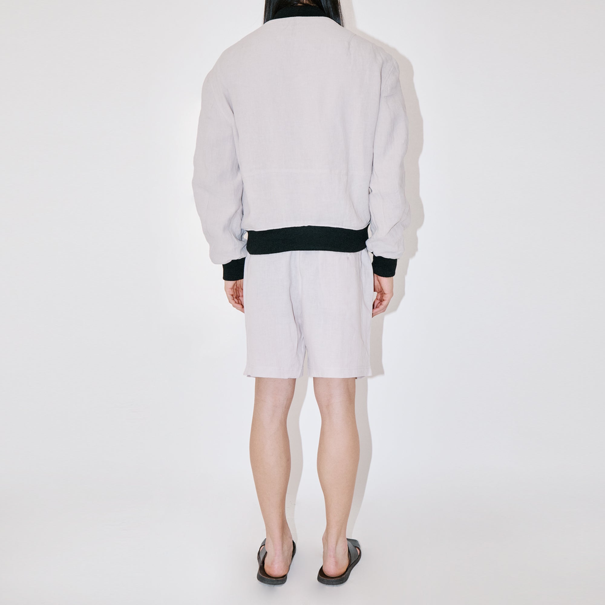 TerraLinen Sand Bomber Jacket