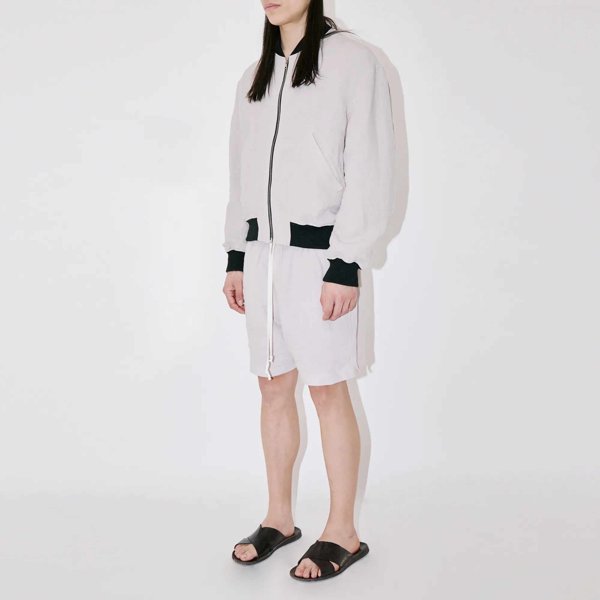 TerraLinen Sand Bomber Jacket