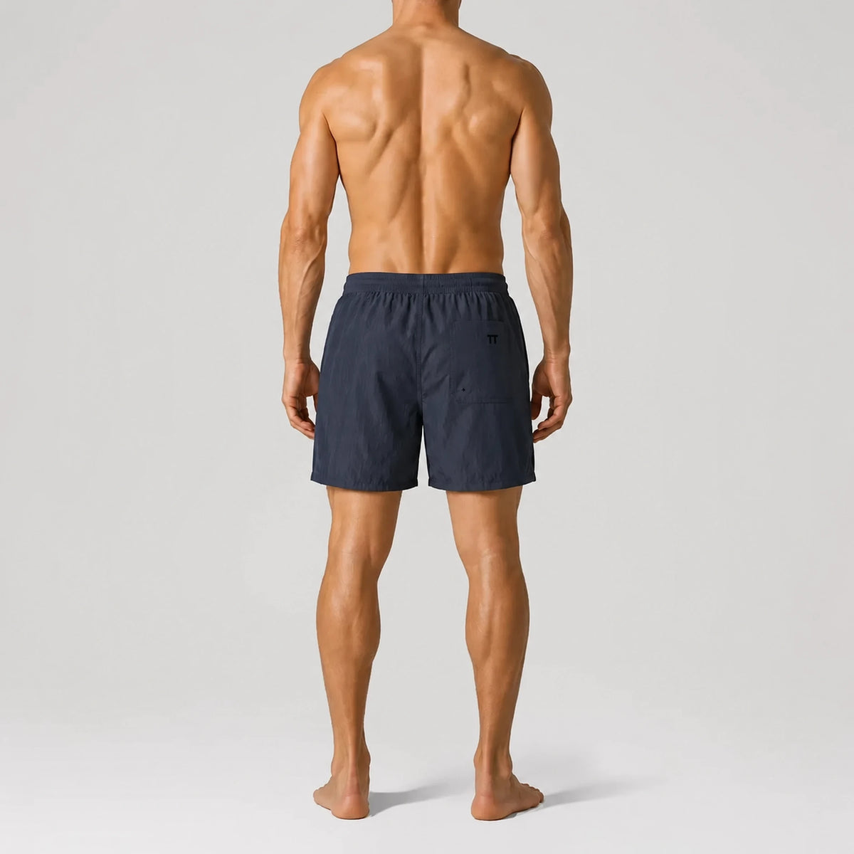 Maillot de bain Regular AquaSilk Dark Navy, vue de dos