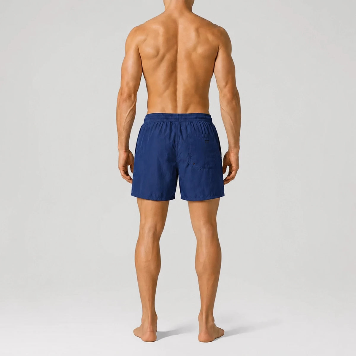 Maillot de bain Regular AquaSilk Navy, vue de dos