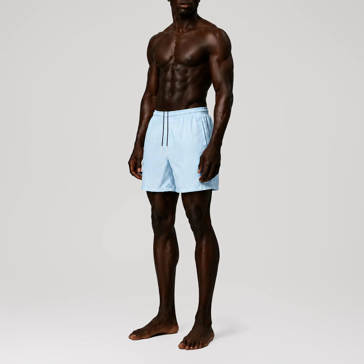 Maillot de bain Regular AquaSilk Sky Blue, vue de profil