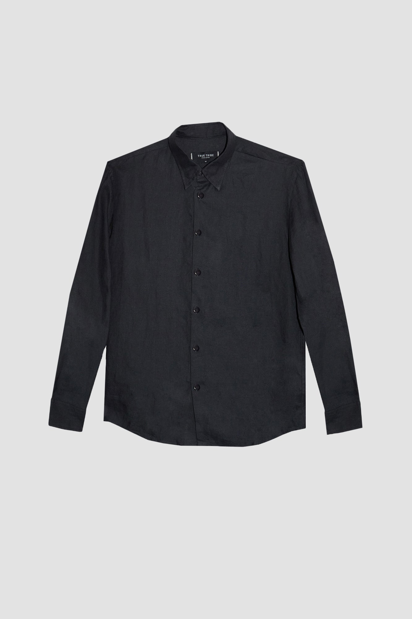 TerraLinen Black Classic Shirt
