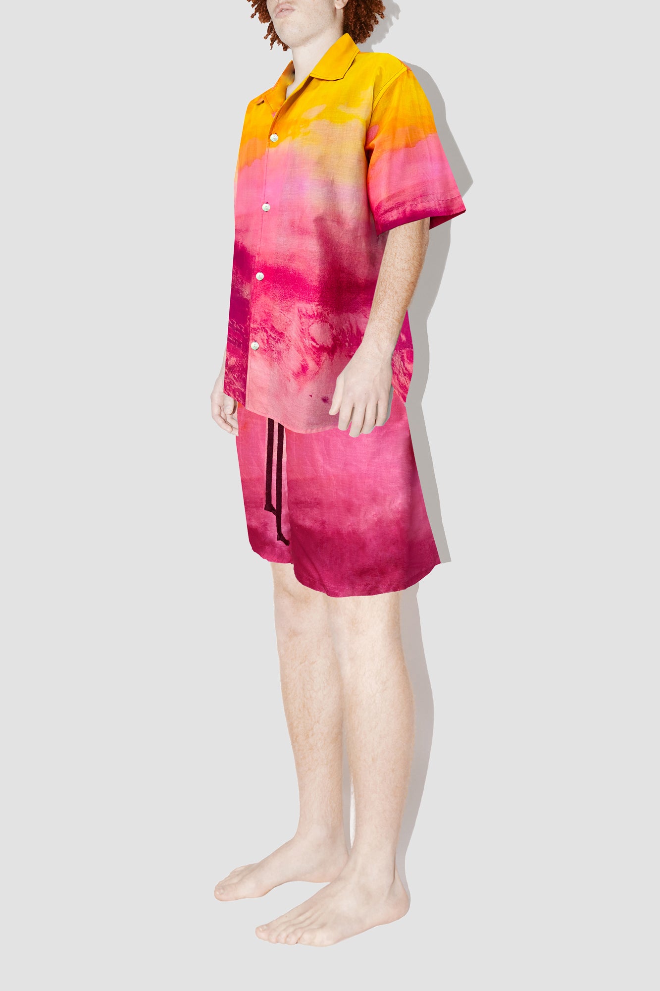 GizaFine Bliss Satin Resort Shirt