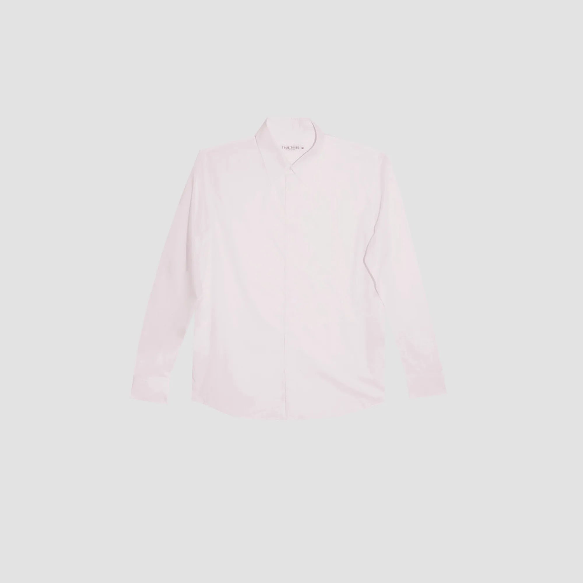 BreathAir Pink Cotton Voile Oversized Shirt