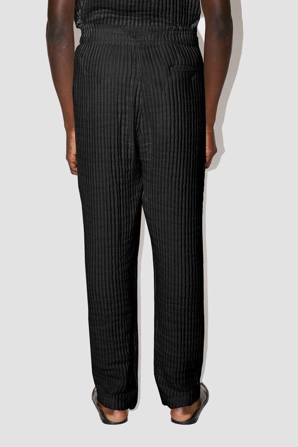 AirCloud Black Cotton Lounge Pants