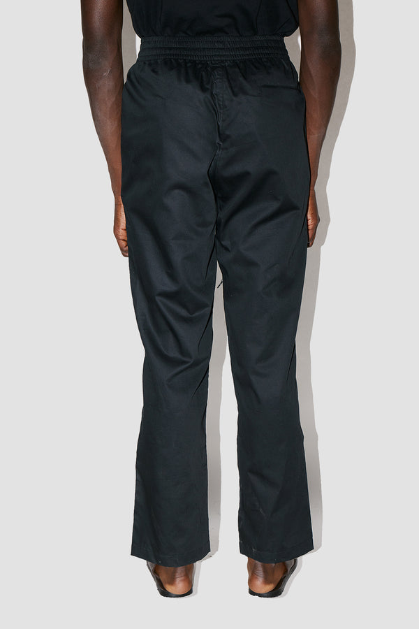 GizaFine Black Satin Lounge Pants