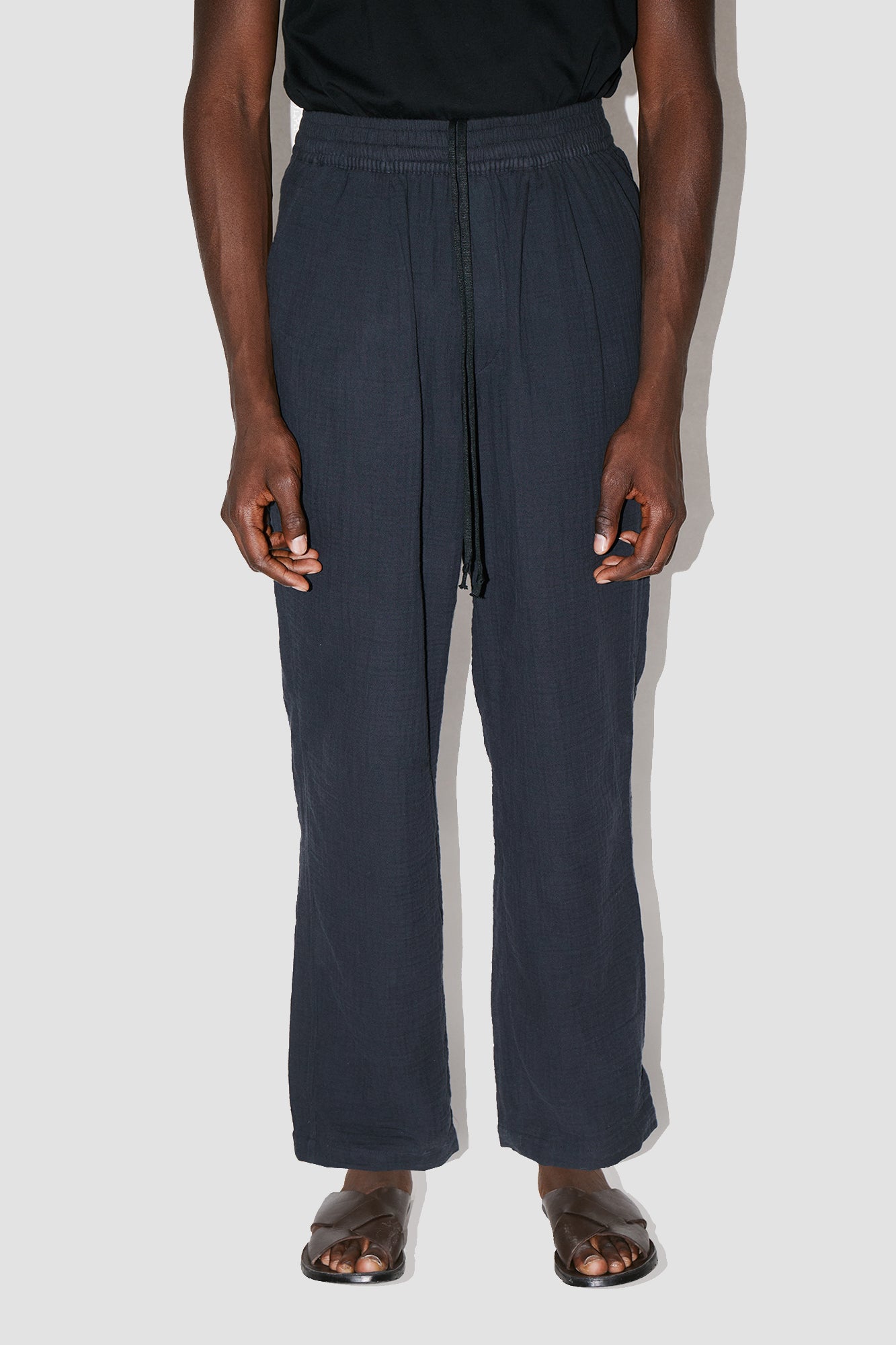 AngelWeave Dark Navy Gauze Lounge Pants