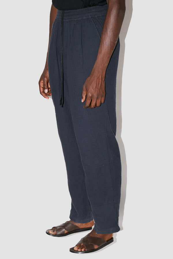 AngelWeave Dark Navy Gauze Lounge Pants