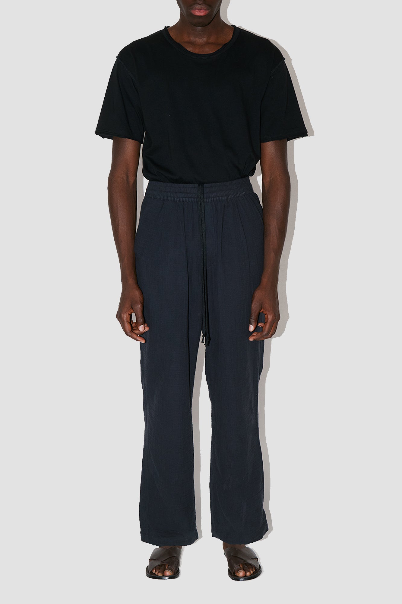 AngelWeave Dark Navy Gauze Lounge Pants