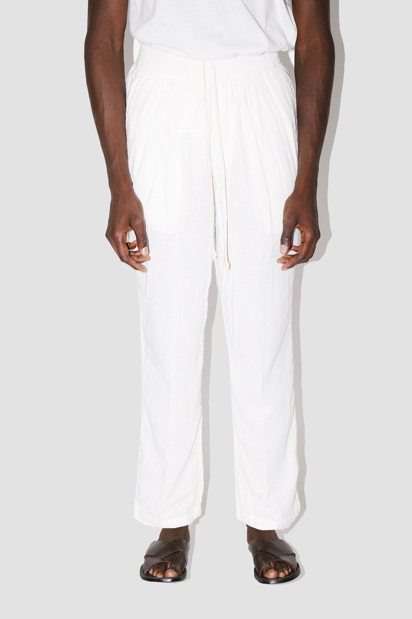 AngelWeave White Gauze Lounge Pants