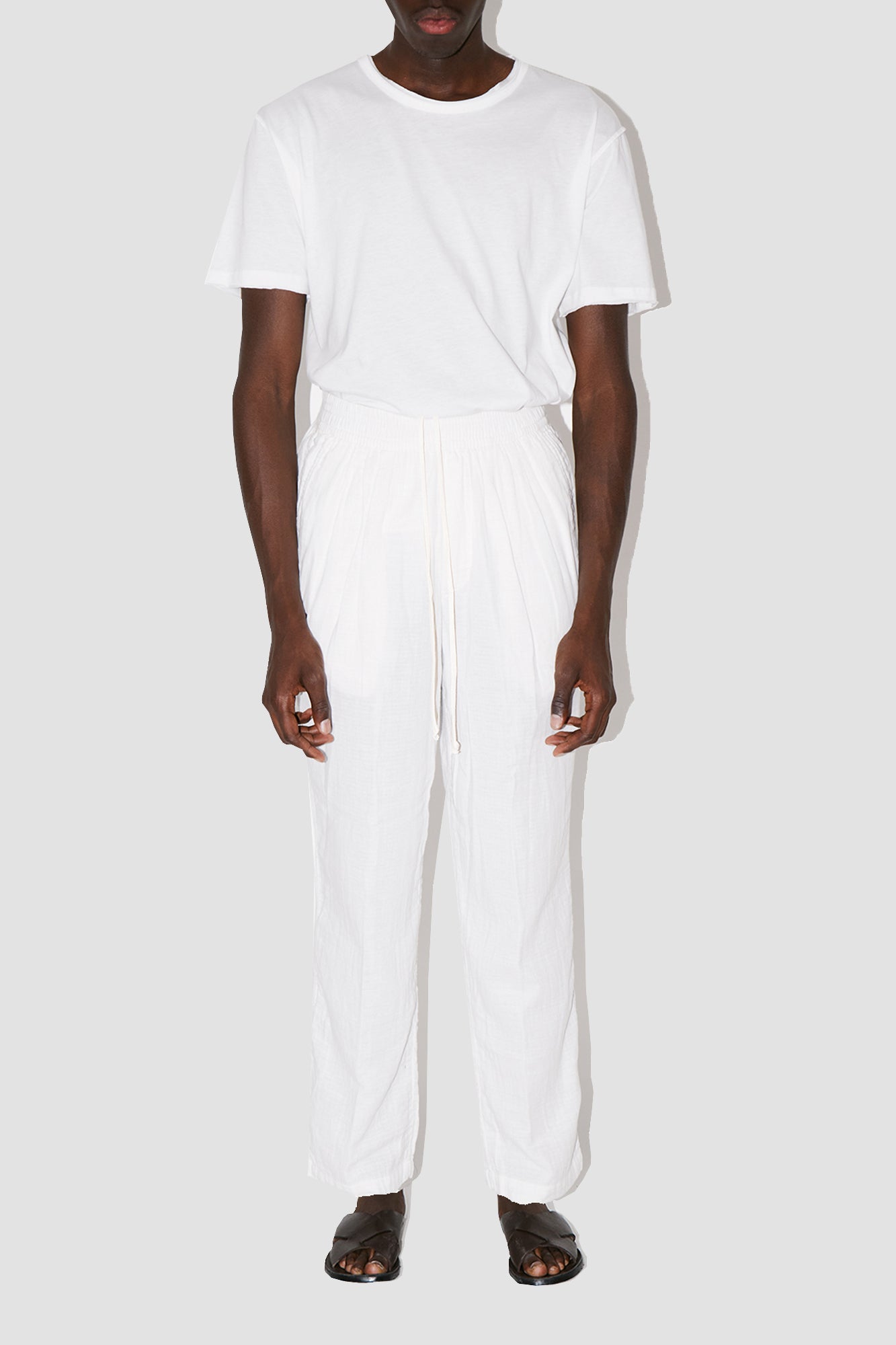 AngelWeave White Gauze Lounge Pants