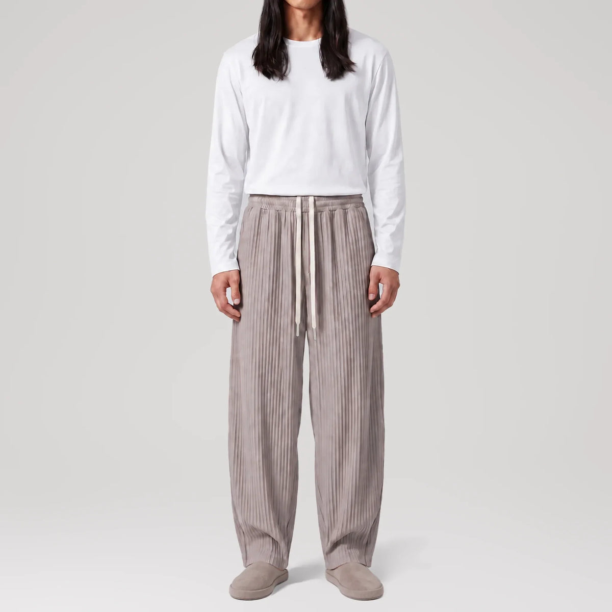 AirCloud Taupe Lounge Pants, front view