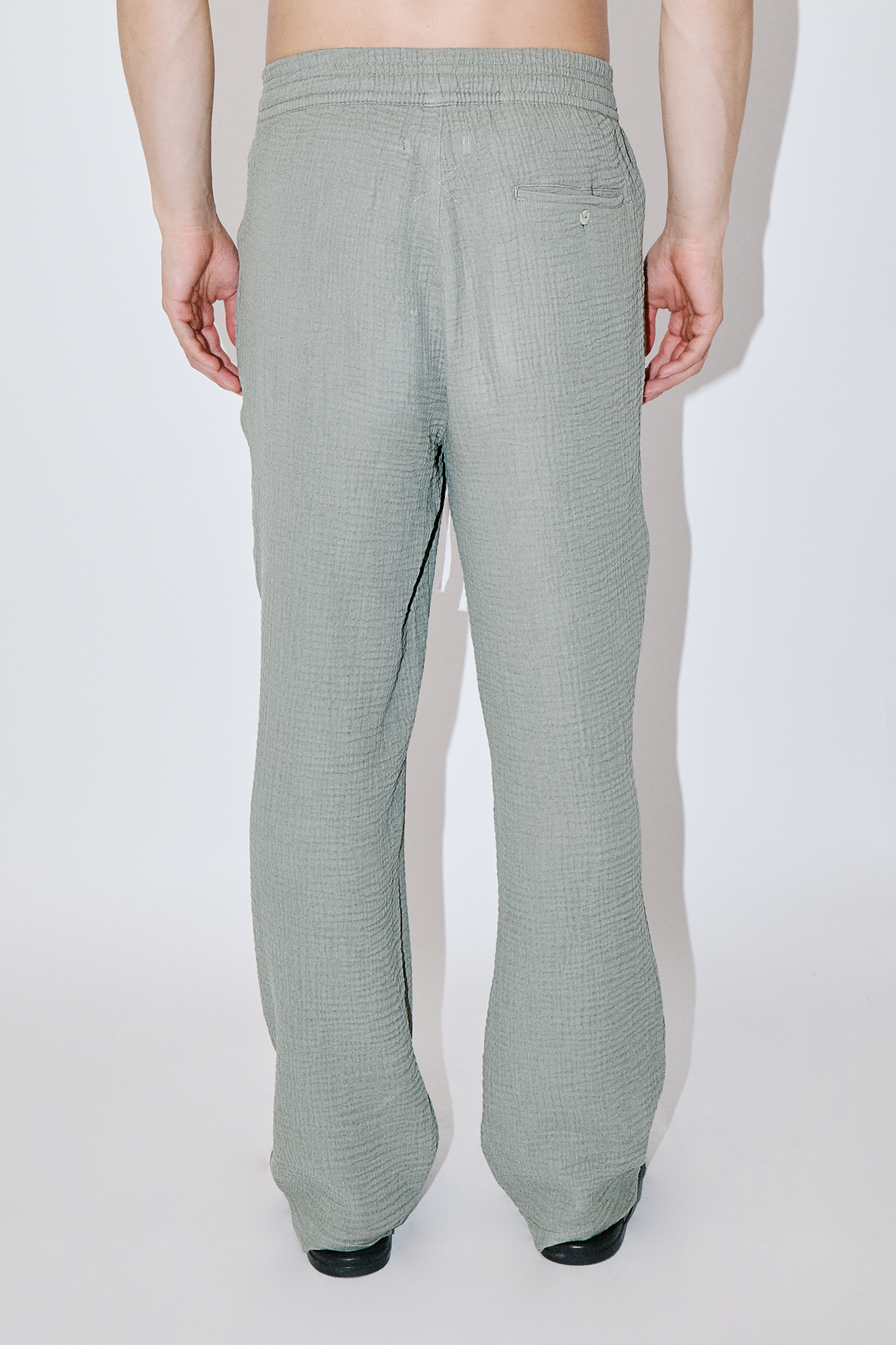 AngelWeave Almond Green Gauze Lounge Pants