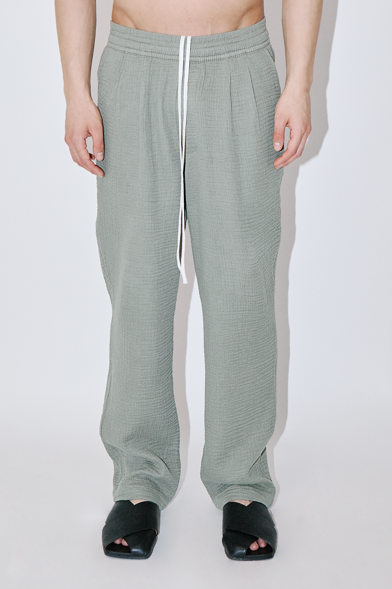 AngelWeave Almond Green Gauze Lounge Pants