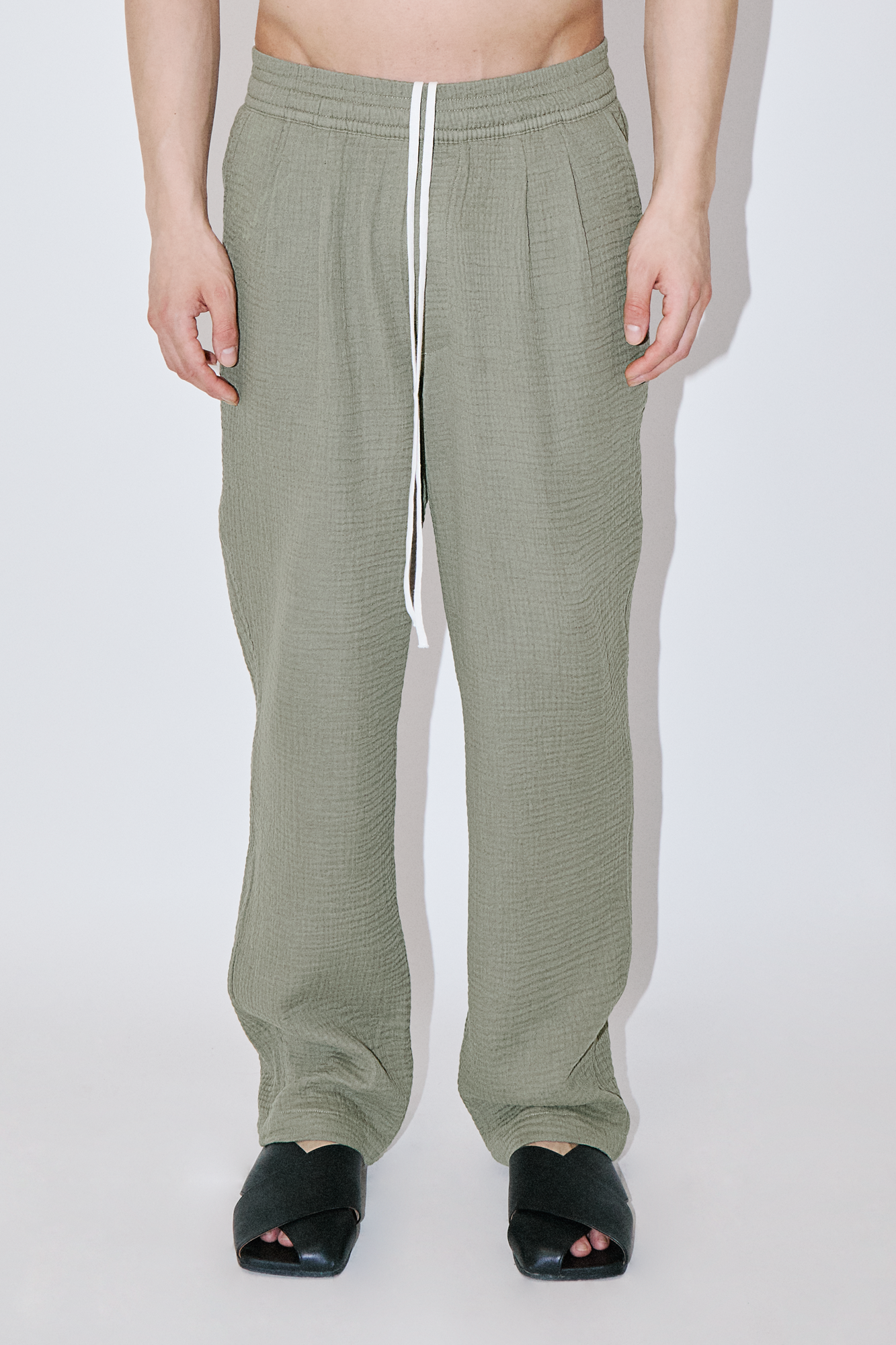 AngelWeave Khaki Gauze Lounge Pants