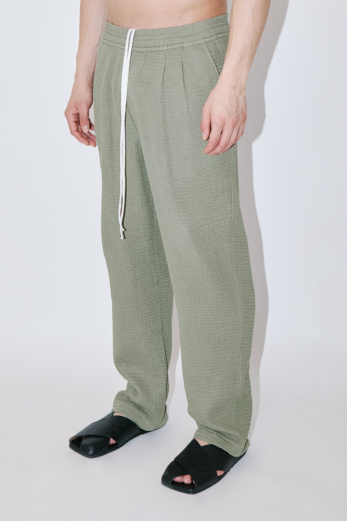 AngelWeave Khaki Gauze Lounge Pants