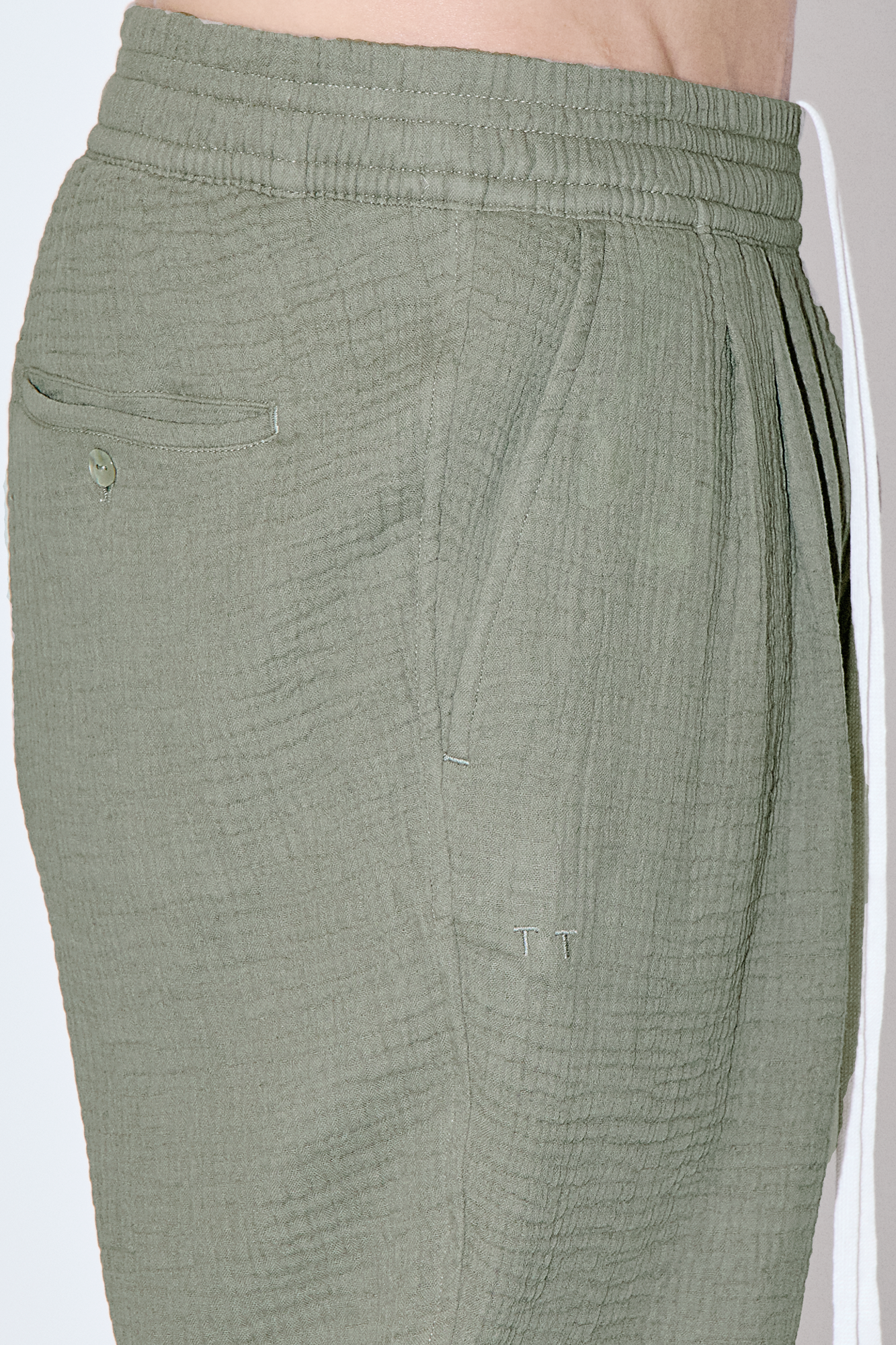 AngelWeave Khaki Gauze Lounge Pants