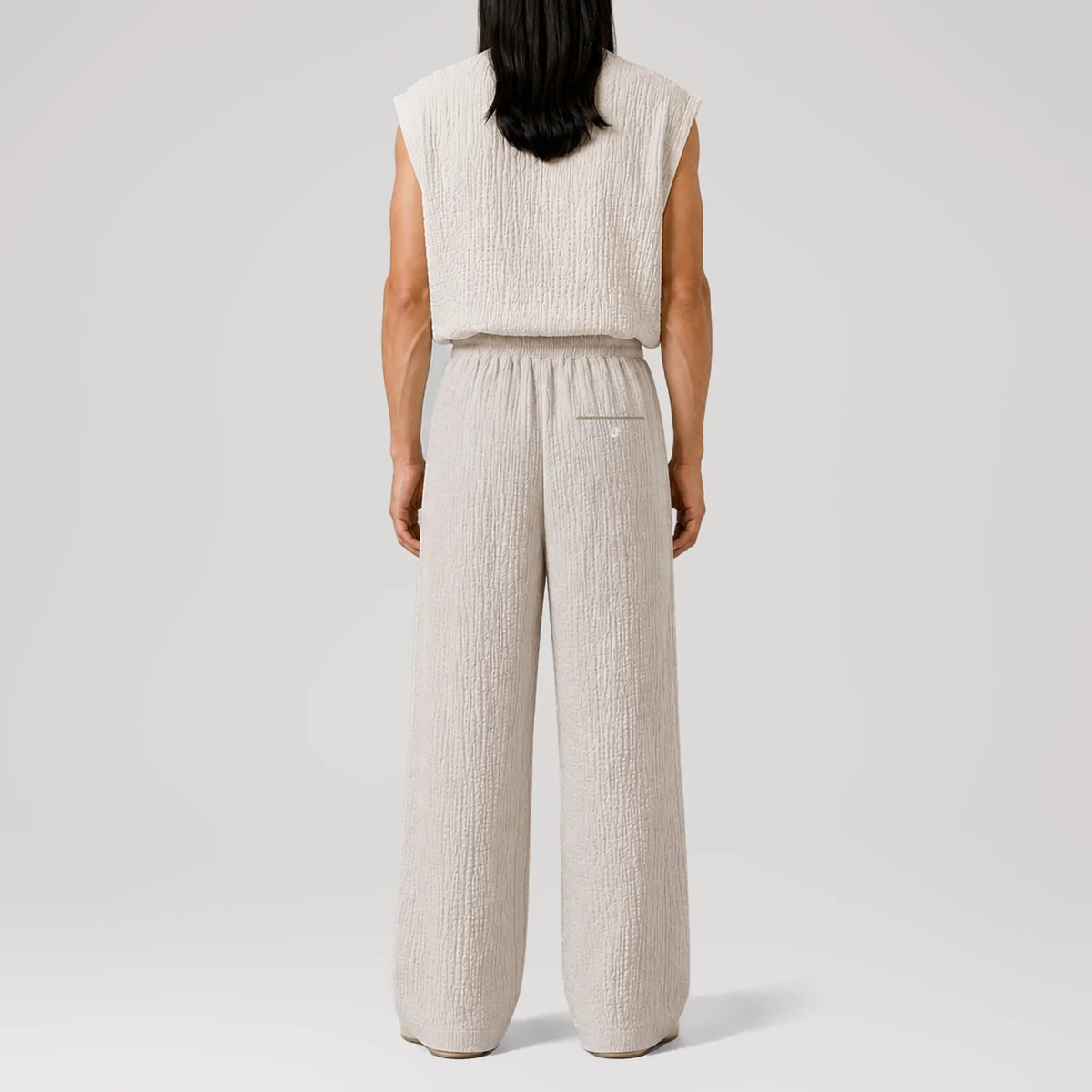 AngelWeave Sand Gauze Lounge Pants, back view