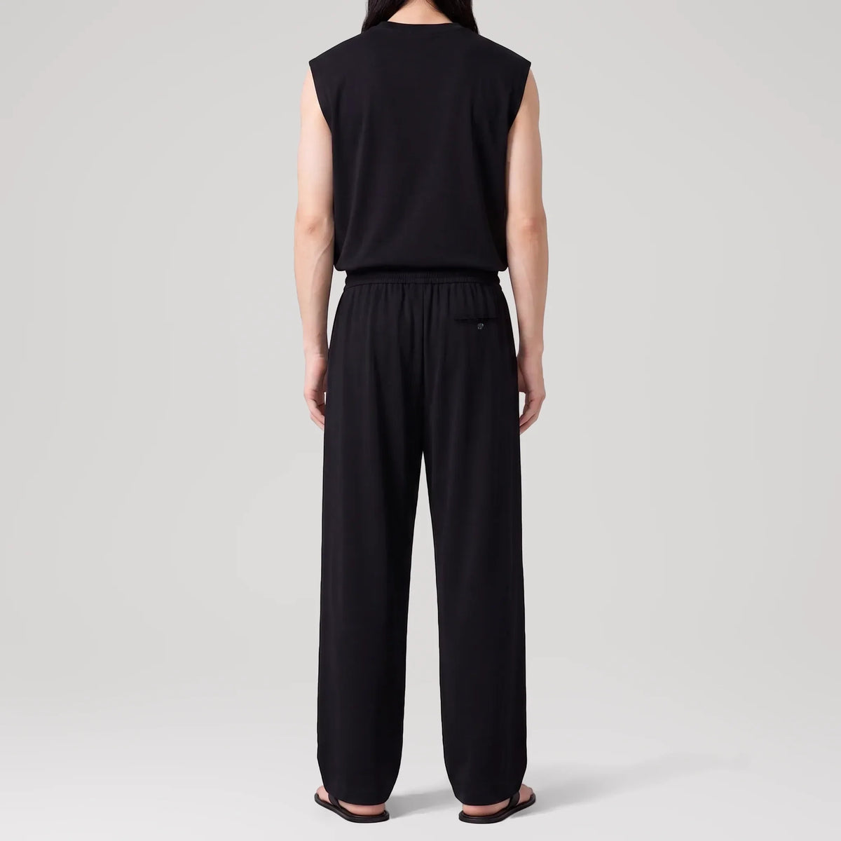 Pantalon lounge ElevaPima Black, vue de dos