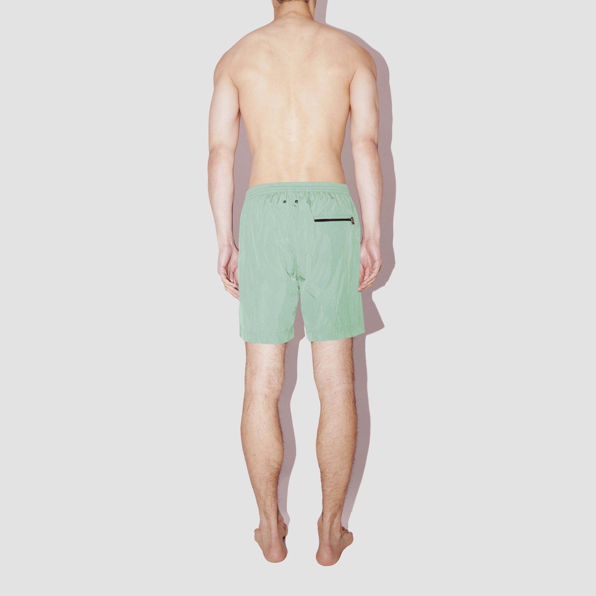 AquaSilk Mint Green Classic Swim Shorts