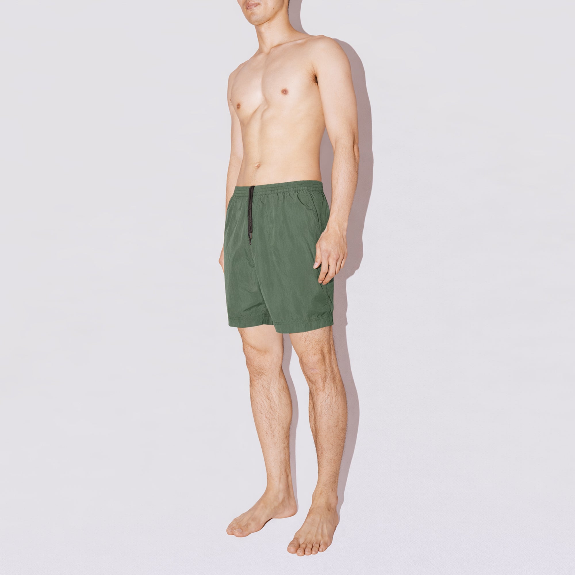 AquaSilk Khaki Classic Swim Shorts
