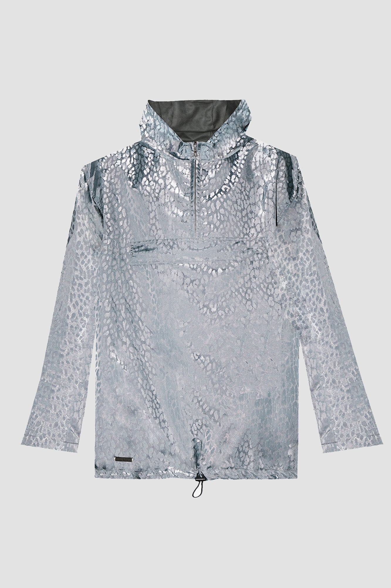 Leopard Space Long Poncho